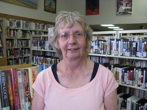 Librarian Lucille Reimer