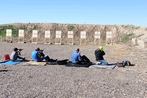 4H Members practice their shooting skills at the Limon Gun Club