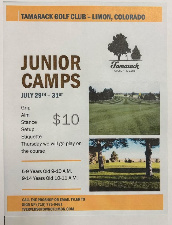 Golf Camps Flyer 2025